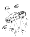 2016 Ram 1500 Occupant Detection Sensor Diagram - 68088821AC