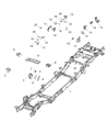 Ram Coil Spring Bracket Diagram - 68142331AC