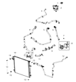 2021 Jeep Wrangler Radiator Hose Diagram - 68310712AD