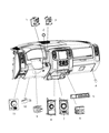 Ram Automatic Transmission Shift Levers Diagram - 68171965AI