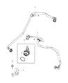 Jeep Gladiator PCV Valve Hose Diagram - 68261200AF