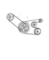 Chrysler Cirrus Drive Belt Diagram - 4573727