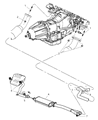 Dodge Magnum Catalytic Converter Diagram - 4581746AA