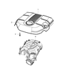 Dodge Durango Engine Cover Diagram - 68022193AD