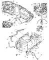 Jeep A/C Service Cap Diagram - 5019512AA