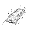 Ram Dome Light Diagram - 55057420AE