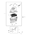 Jeep Air Filter Box Diagram - 68285596AB
