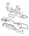 Dodge Blend Door Actuator Diagram - 4885064AA