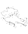 Ram ProMaster 3500 Power Steering Hose Diagram - 68169571AE