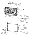2008 Dodge Caliber Radiator Hose Diagram - 5058176AE