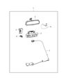 Ram 3500 Mirror Cover Diagram - 1ZA38DX9AA