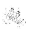 Ram Battery Tray Diagram - 68443425AC