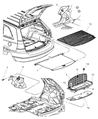 Chrysler Pacifica Trunk Lid Latch Diagram - 5139527AA