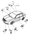 Jeep Patriot TPMS Sensor Diagram - 68078861AA