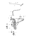 Dodge Durango Washer Reservoir Diagram - 55079365AE