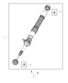 Jeep Gladiator Drive Shaft Diagram - 68330600AB