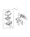 Jeep Air Filter Box Diagram - 5038546AB