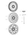 Dodge Challenger Spare Wheel Diagram - 68294323AA