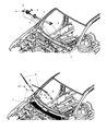 Chrysler Windshield Wiper Diagram - 68029823AA