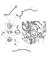 Chrysler Sebring Battery Cable Diagram - 4608620AC