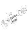 Ram Crankshaft Pulley Diagram - 68098553AA