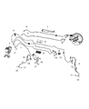 Chrysler Voyager Brake Line Diagram - 68223527AC