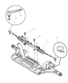 Dodge Neon Rack And Pinion Diagram - 5272500AF