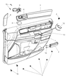 Ram C/V Armrest Diagram - 1UX79BD1AA