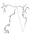 Ram C/V Brake Line Diagram - 4779774AC