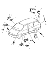 Chrysler Door Lock Switch Diagram - SE451T5AB