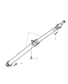 Dodge Grand Caravan Drive Shaft Diagram - 4641899AC