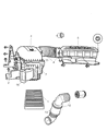 2006 Dodge Ram 2500 Air Duct Diagram - 53032670AC