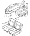 2007 Chrysler PT Cruiser Seat Belt Diagram - 1AX49BD5AA