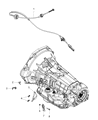 Ram 2500 Shift Cable Diagram - 68416732AB