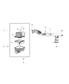 Jeep Compass Air Filter Box Diagram - 68350283AA