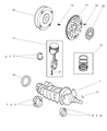 Chrysler Cirrus Piston Ring Set Diagram - 4773005