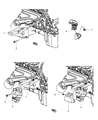 Dodge Magnum Engine Mount Diagram - 4578152AC