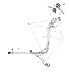 2011 Dodge Journey Fuel Filler Neck Diagram - 4766507AC