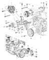 Dodge Dakota A/C Compressor Diagram - 55056094AA