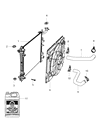2015 Dodge Durango Radiator Diagram - 68232591AB