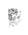 2008 Dodge Magnum Oil Cooler Diagram - 4892421AA
