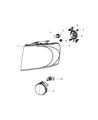 Chrysler Aspen Headlight Diagram - 55078021AI