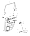 Dodge Durango Armrest Diagram - 6GF67DX9AA