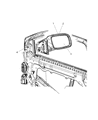 2013 Dodge Journey Car Mirror Diagram - 1CE281XRAD