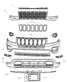 Jeep Compass License Plate Diagram - 68080575AA