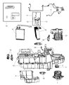 Dodge Durango Heater Core Diagram - 5166114AB