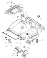 Jeep Wrangler Hood Diagram - 5066182AA