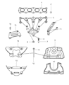 2009 Dodge Caliber Exhaust Heat Shield Diagram - 5181162AB