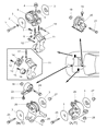 Dodge Stratus Engine Mount Bracket Diagram - MR272203