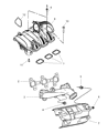 Jeep Commander Exhaust Heat Shield Diagram - 53032675AD